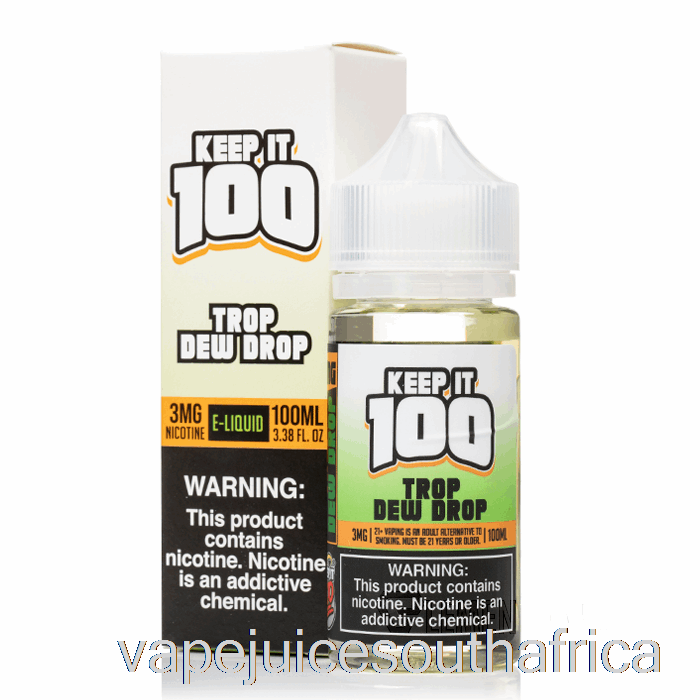 Vape Juice South Africa Trop Dew Drop - Keep It 100 - 100Ml 3Mg